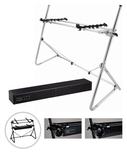 SEQUENZ SONICBAR + SEQUENZ-STD-L-SV statyw klawiszowy z nagłośnieniem