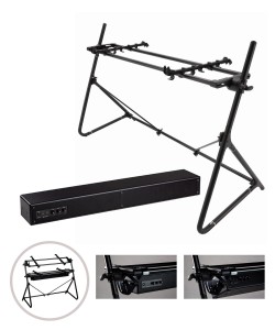 SEQUENZ SONICBAR + SEQUENZ-STD-L-ABK statyw klawiszowy z nagłośnieniem